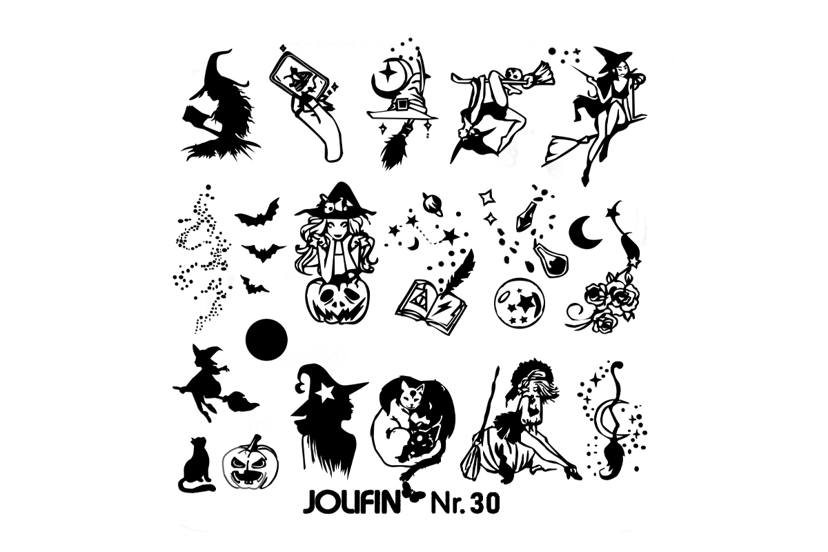 Jolifin Stamping-Schablone Nr. 30