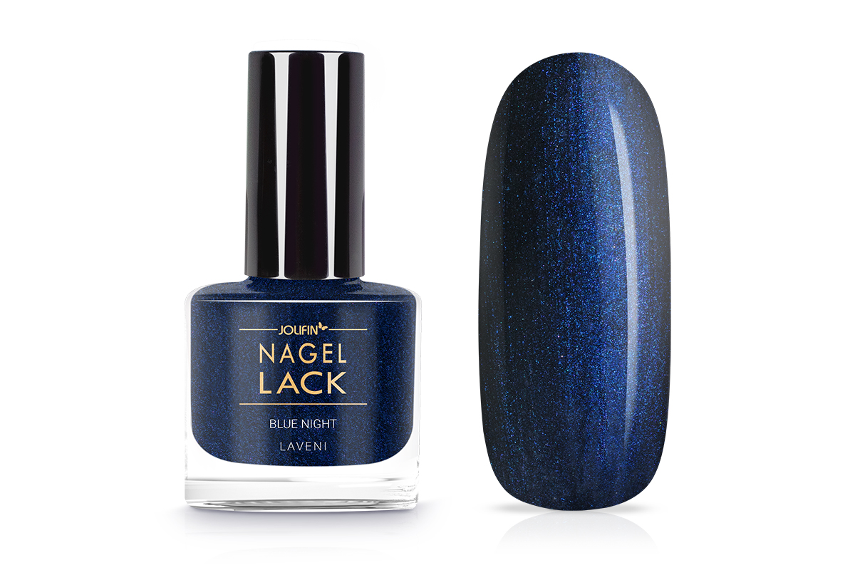 Jolifin LAVENI Nagellack - blue night 9ml