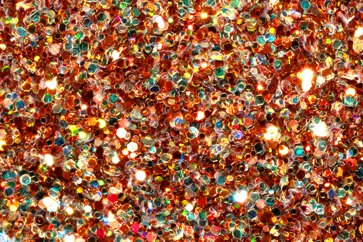 Jolifin Glitterpuder - hologramm copper