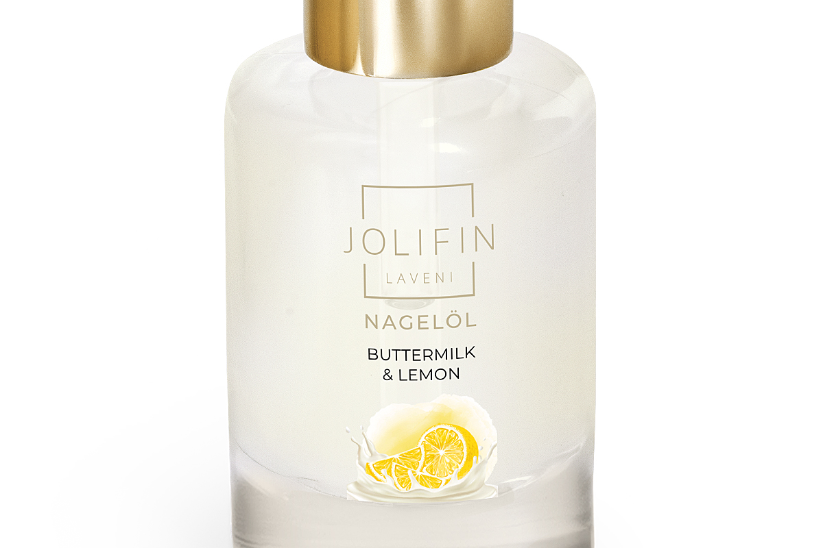 Jolifin LAVENI Nail Oil - buttermilk & lemon 10ml