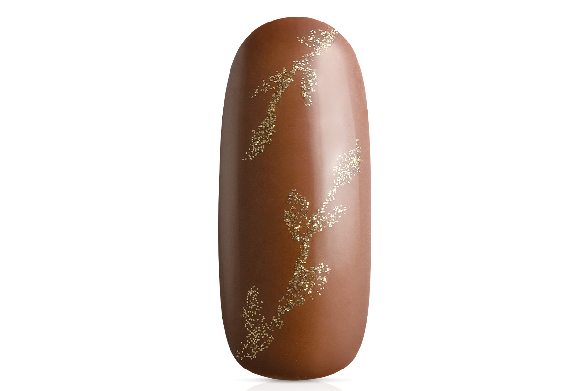 Jolifin LAVENI Shellac Fineliner - cozy gold Glitter 10ml