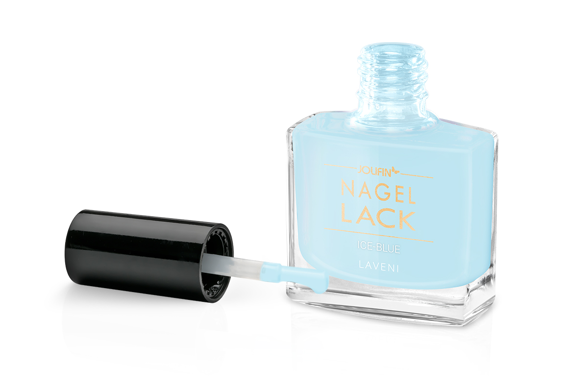 Jolifin LAVENI Nagellack - ice-blue 9ml