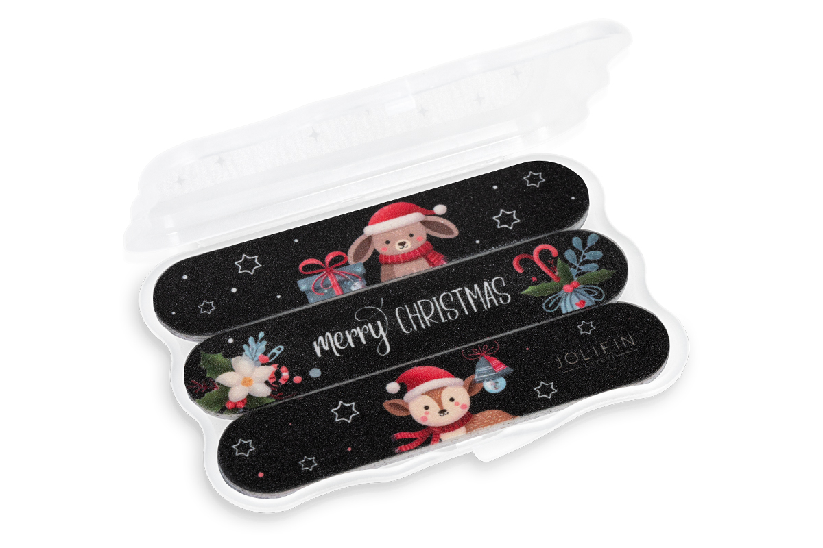 Jolifin LAVENI File Set - Christmas black 100/180