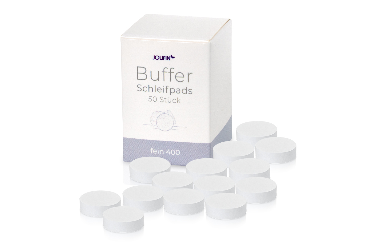 Jolifin Buffer Schleifpads - 50 Stück fein 400