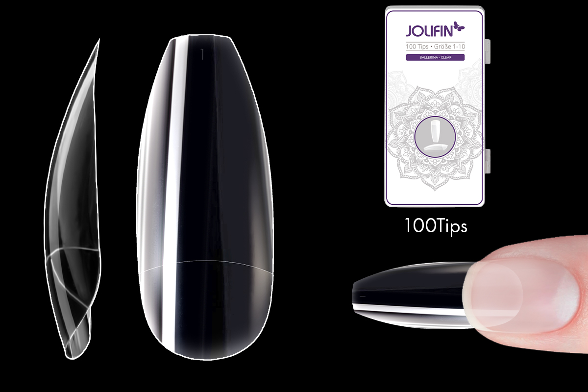 Jolifin 100er Tipbox - ballerina clear