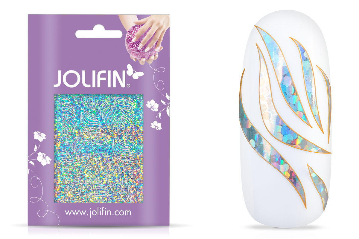 Jolifin Aurora Sticker - Waves silver Galaxy