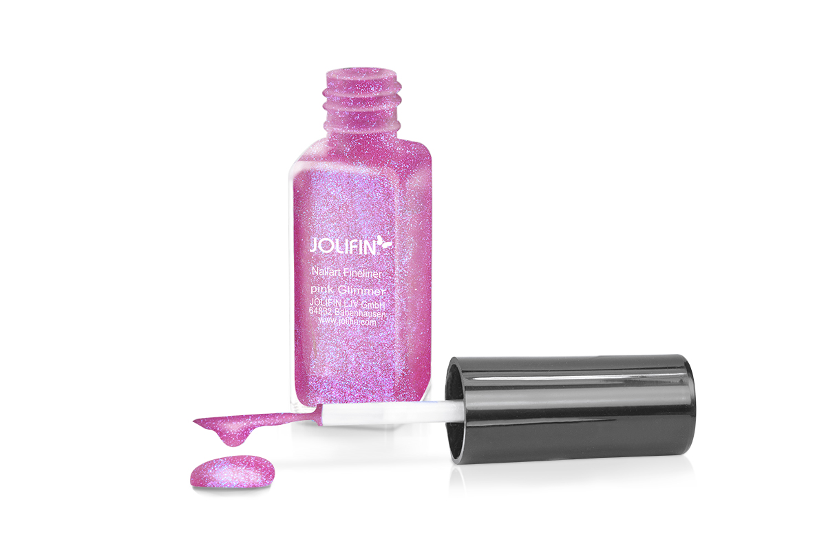 Jolifin Nail Art Fineliner pink Glimmer 10ml