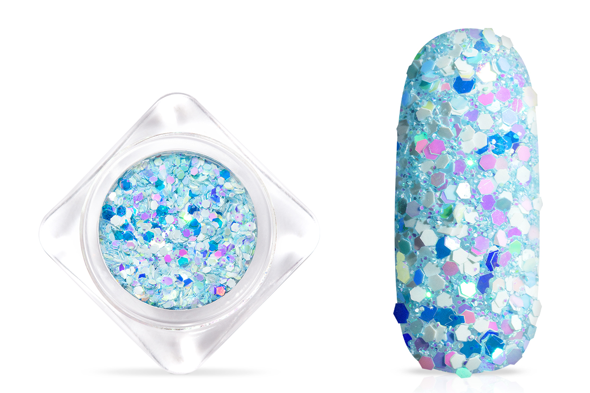 Jolifin Candy Glitter - pool blue