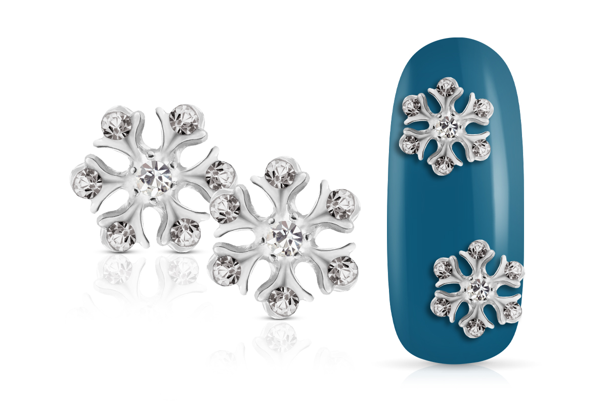 Jolifin Overlay Schneeflocke silber