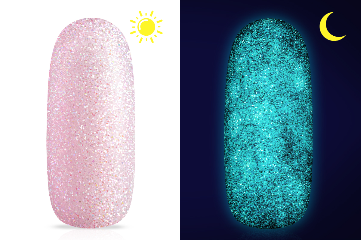 Jolifin Nightshine Glitterpuder - pastell-babypink