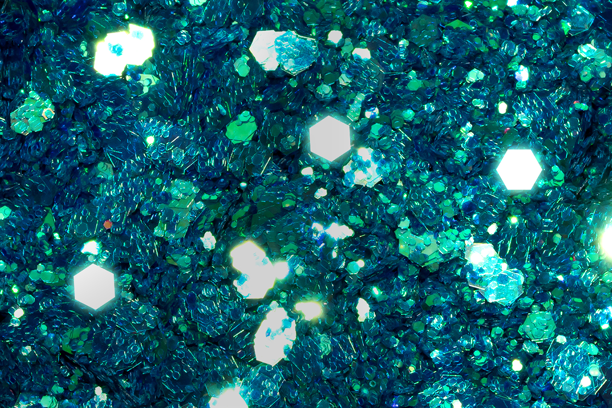 Jolifin LAVENI Glitter Powder - ocean emerald