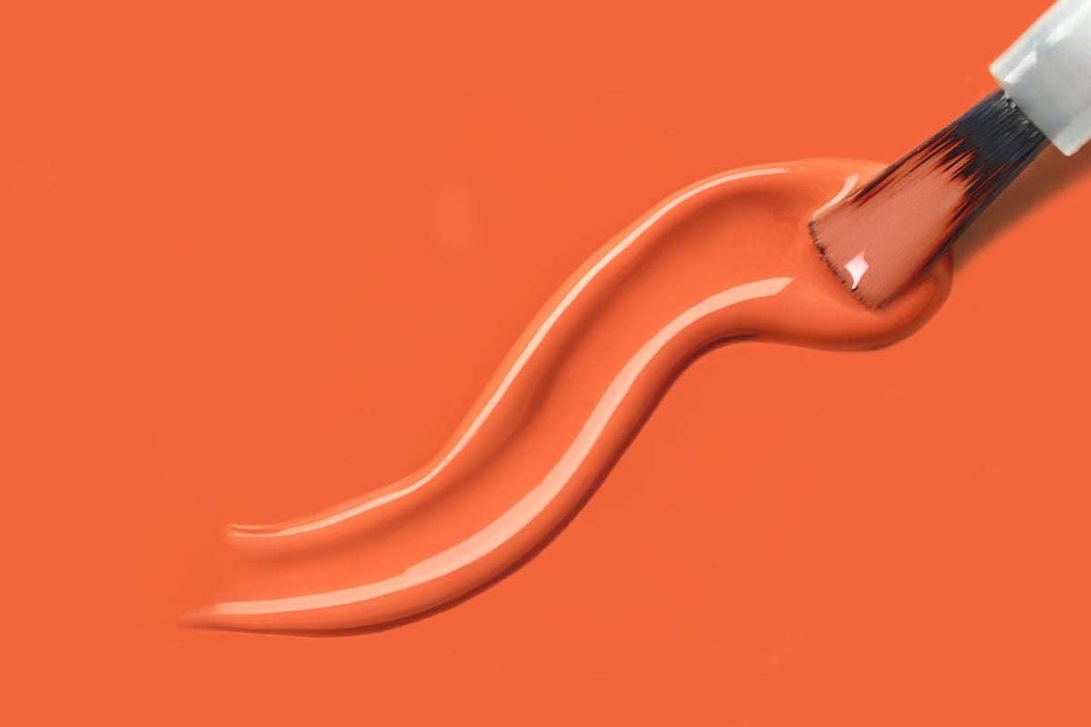 Jolifin LAVENI Shellac - hypnotizing orange 10ml