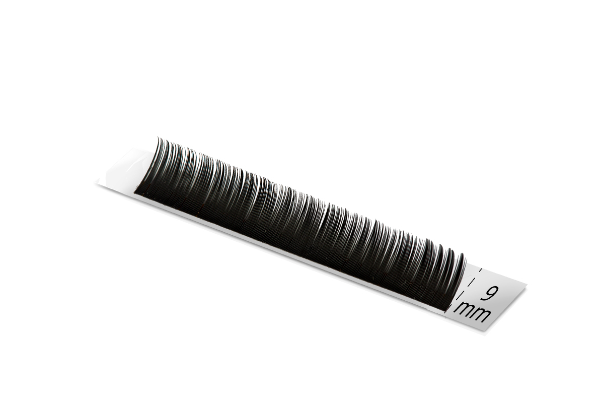 Jolifin Lashes - SingleBox 9mm - 1:1 C-Curl 0,15