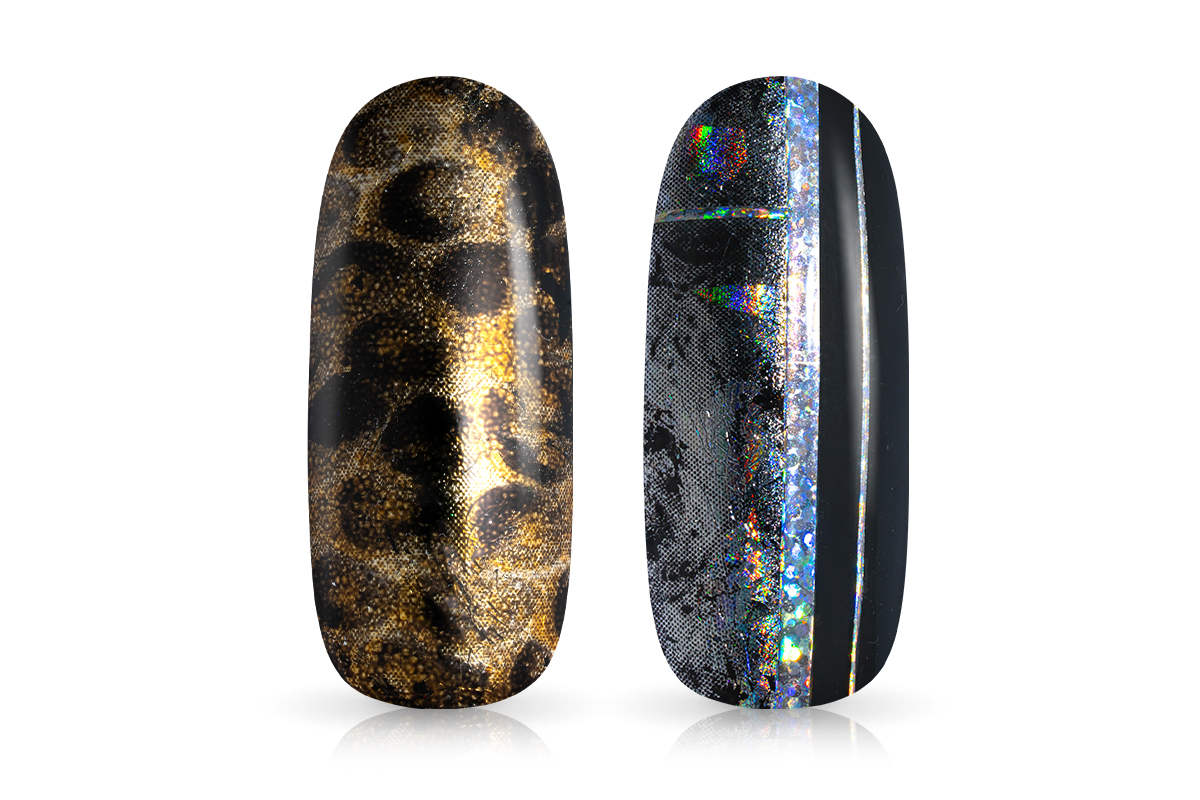 Jolifin Transfer-Nagelfolien Box - Chrome Animalprint Mix