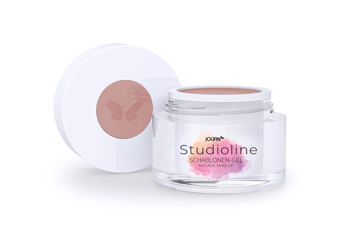 Jolifin Studioline - Schablonen-Gel natural make-up 5ml