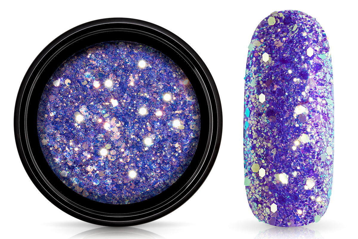 Jolifin LAVENI Glitterpuder - purple sunset