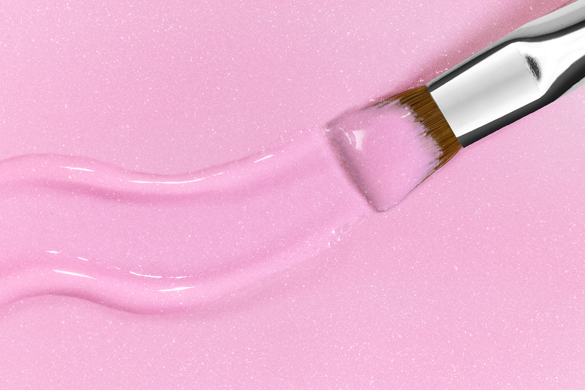 Jolifin Farbgel Glimmer pastell-babypink 5ml