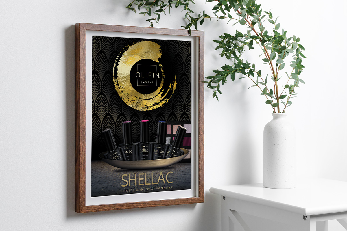 Jolifin LAVENI Shellac - Poster Farben (DIN A2)