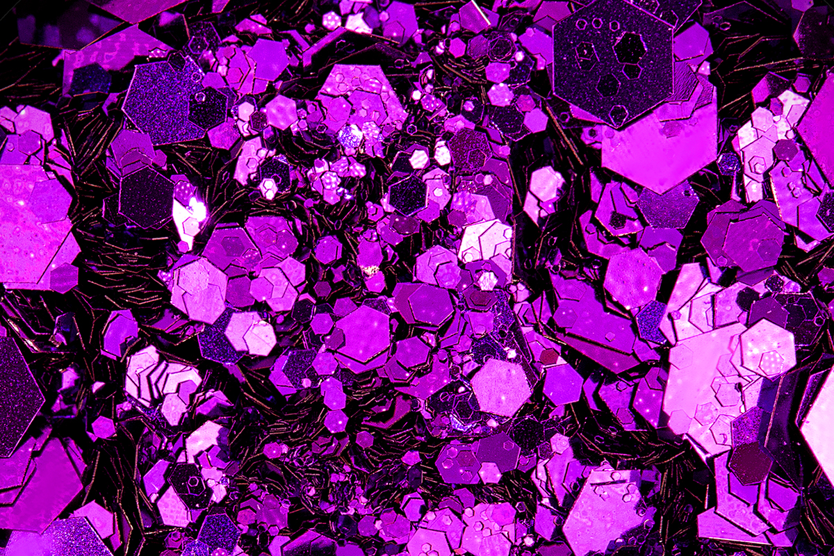 Jolifin LAVENI Sparkle Glitter - hypnotic purple