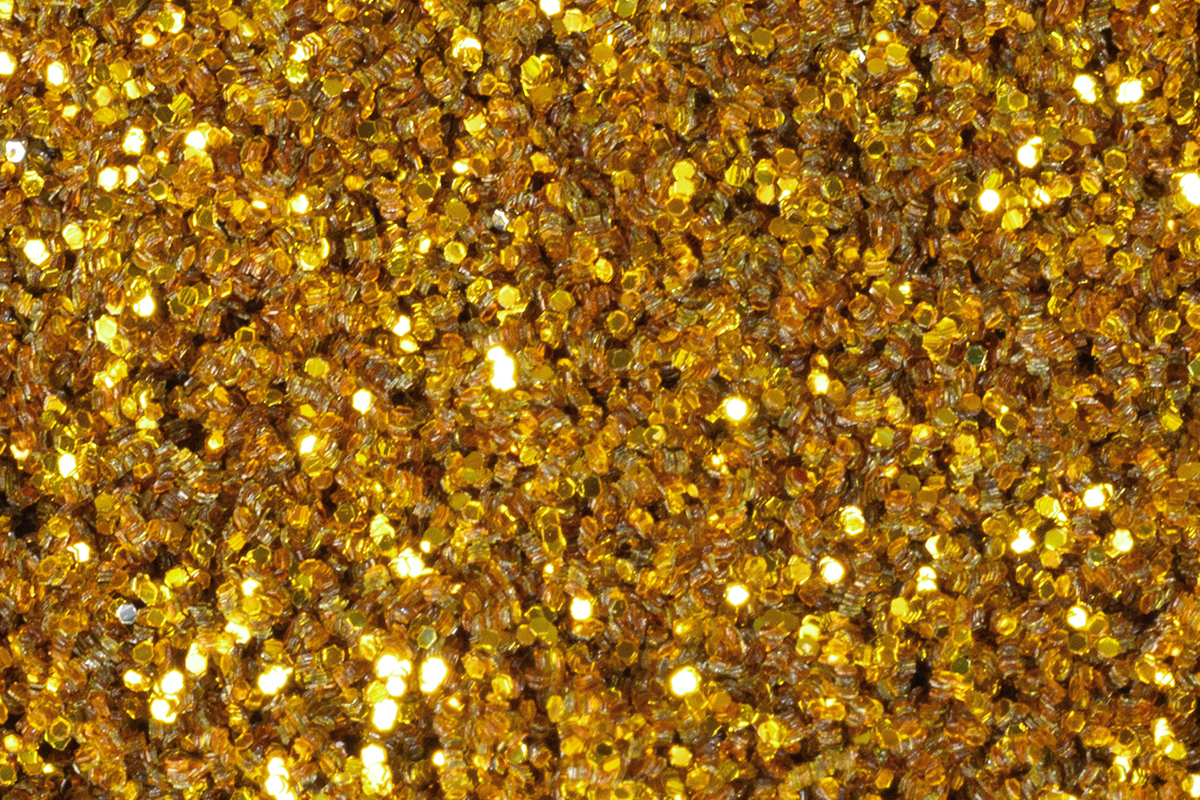 Jolifin organic glitter powder - dark gold