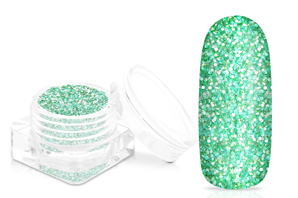 Jolifin Matt-Effekt Glitter - mint