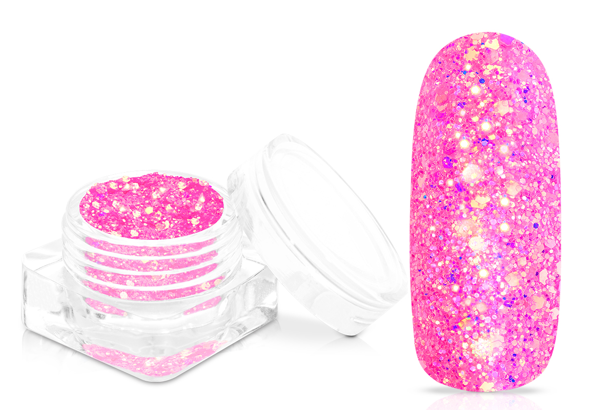 Jolifin Mermaid Glam Glitter - neon-pink