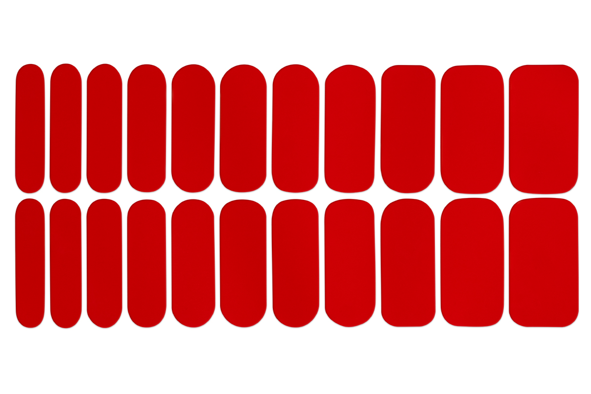 Jolifin LAVENI Nail Polish Wraps - bright red