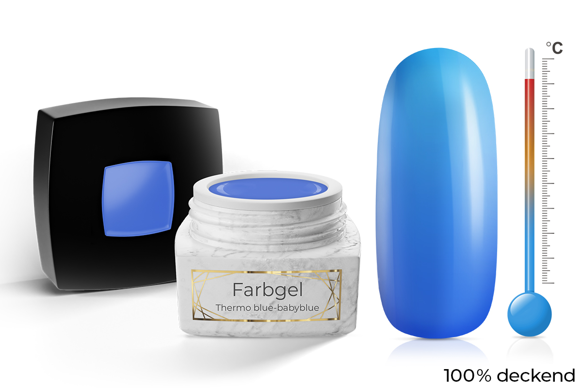 Jolifin LAVENI PRO Farbgel - Thermo blue-babyblue 5ml