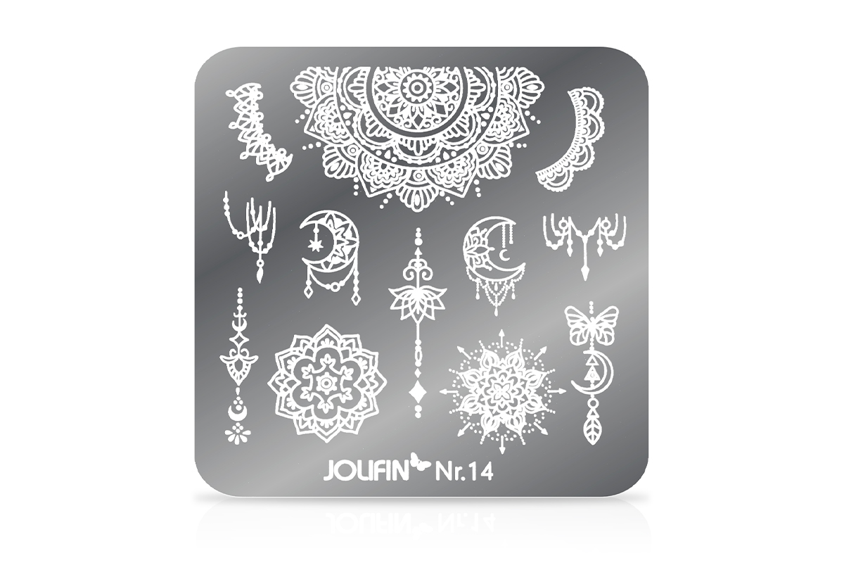 Jolifin Stamping-Schablone Nr. 14 