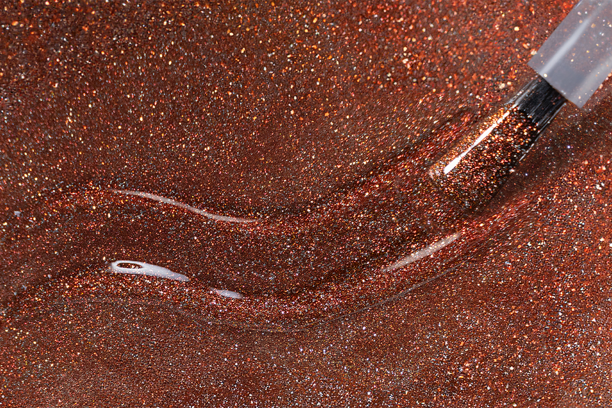 Jolifin LAVENI Shellac - Cat-Eye FlashOn mystic red 10ml