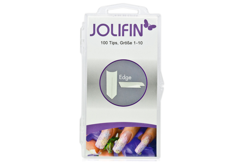 Jolifin 100er Tipbox Edge clear