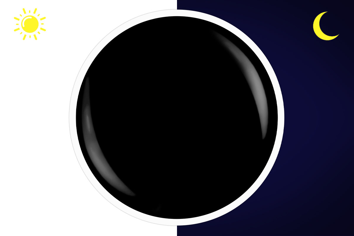 Jolifin LAVENI Shellac - nightshine black 10ml