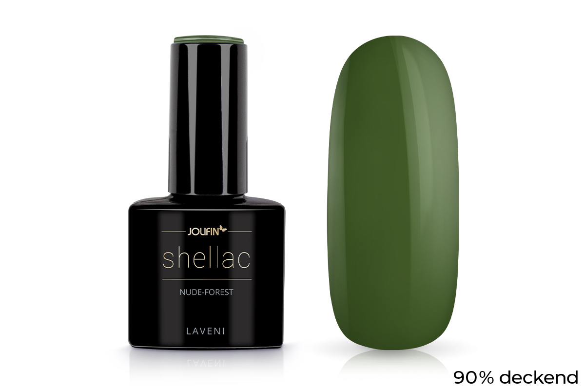 Jolifin LAVENI Shellac - nude-forest 10ml