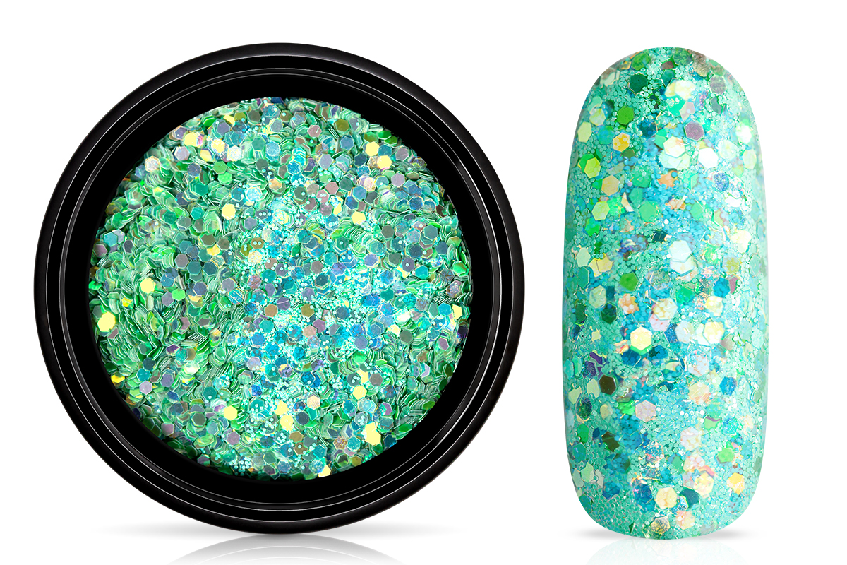 Jolifin LAVENI Mermaid Pastell Glitter - green