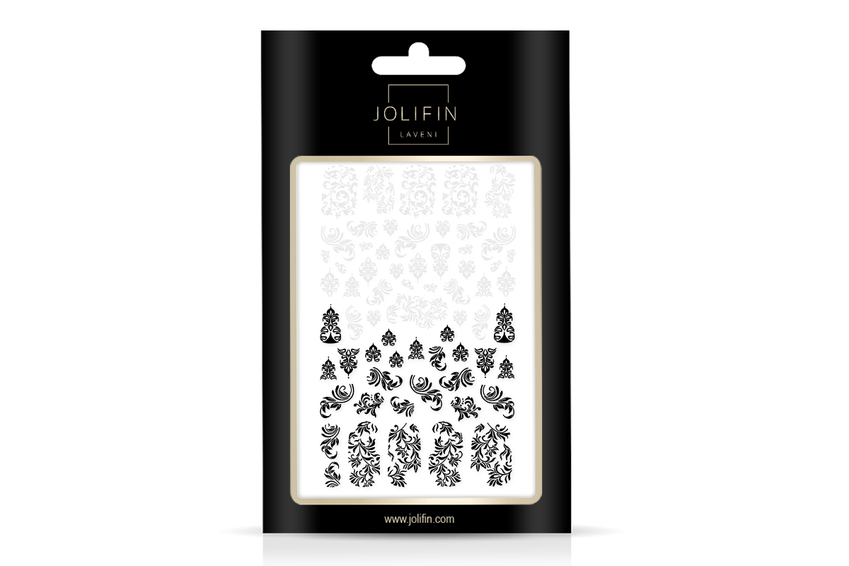 Jolifin LAVENI XL Sticker - black & white Nr. 1