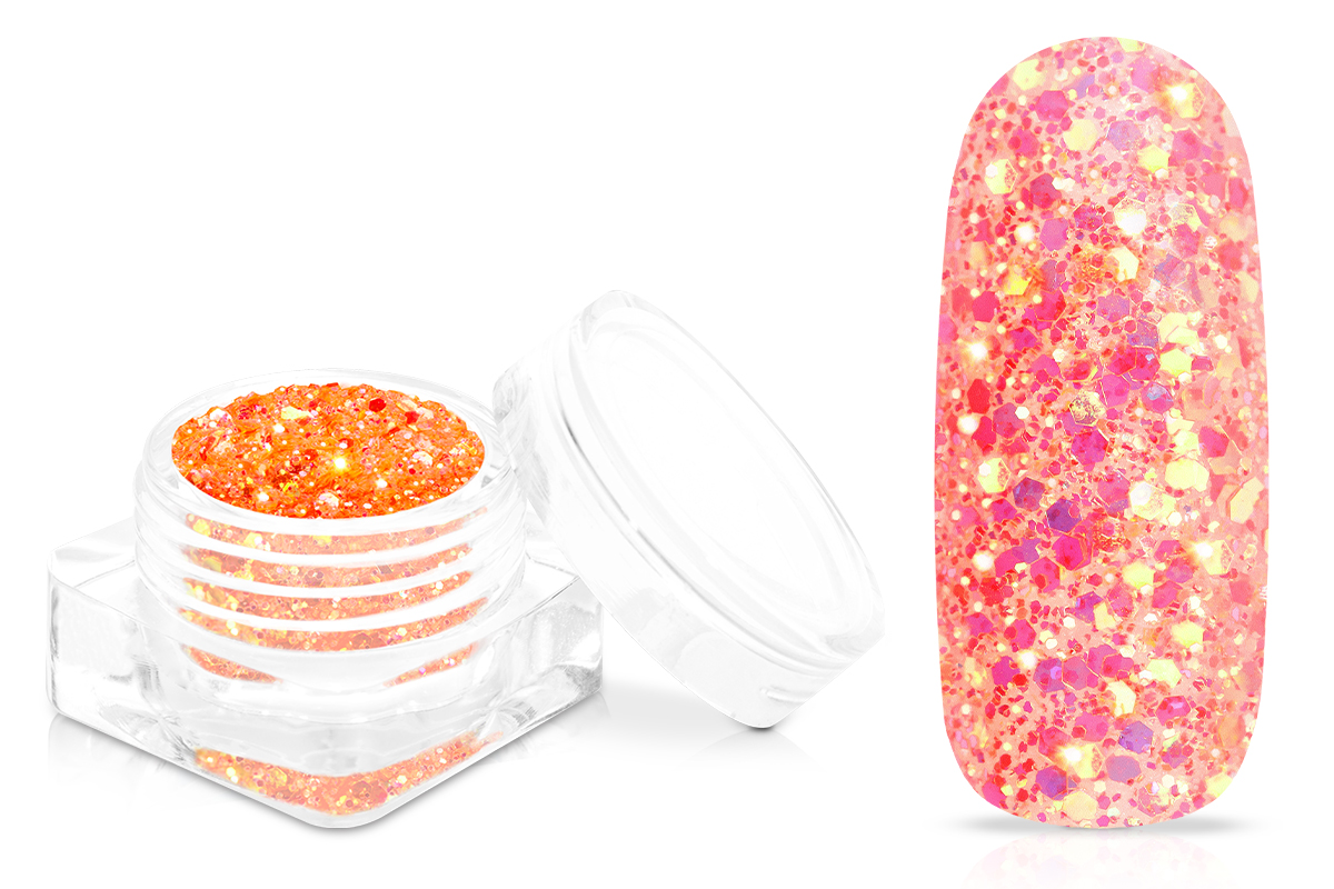 Jolifin Nightshine Crystal Glitter - peach