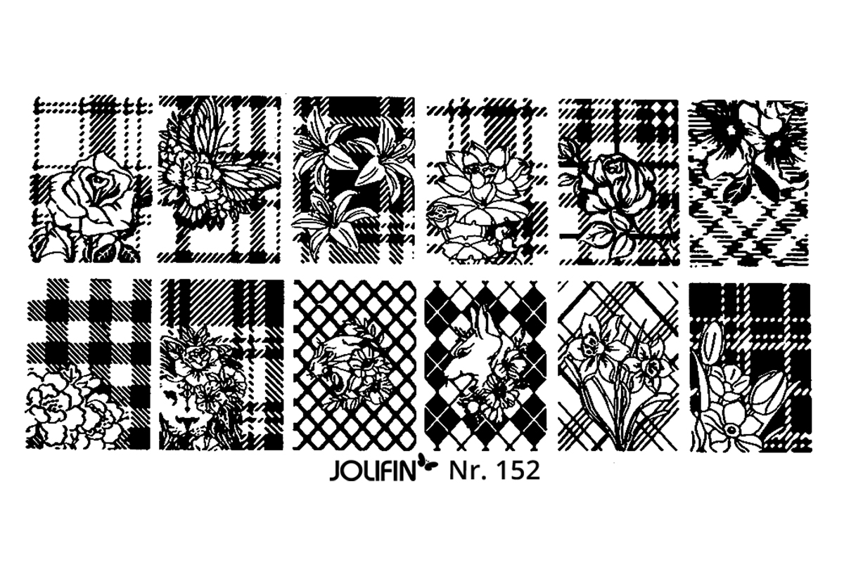 Jolifin Stamping-Schablone Nr. 152