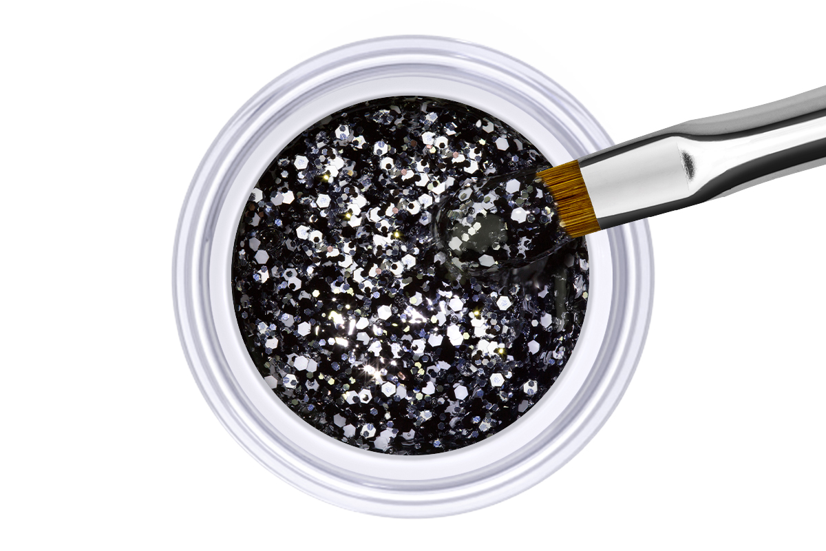 Jolifin colour gel crystal black-white 5ml