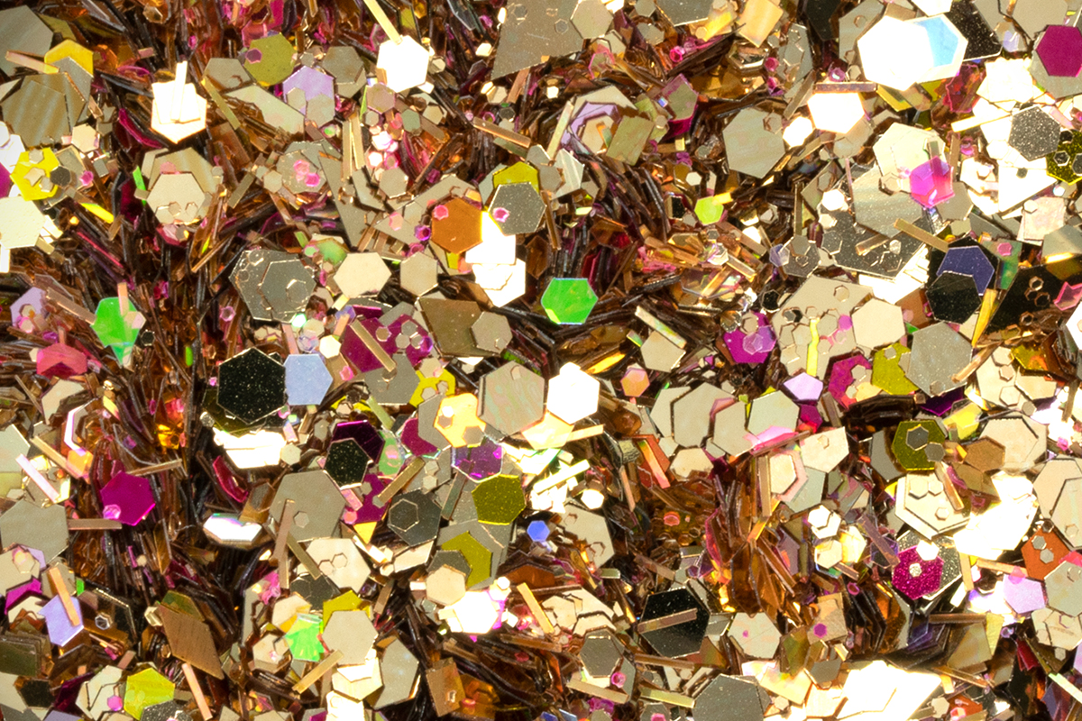Jolifin LAVENI Sparkle Glitter - autumn gold