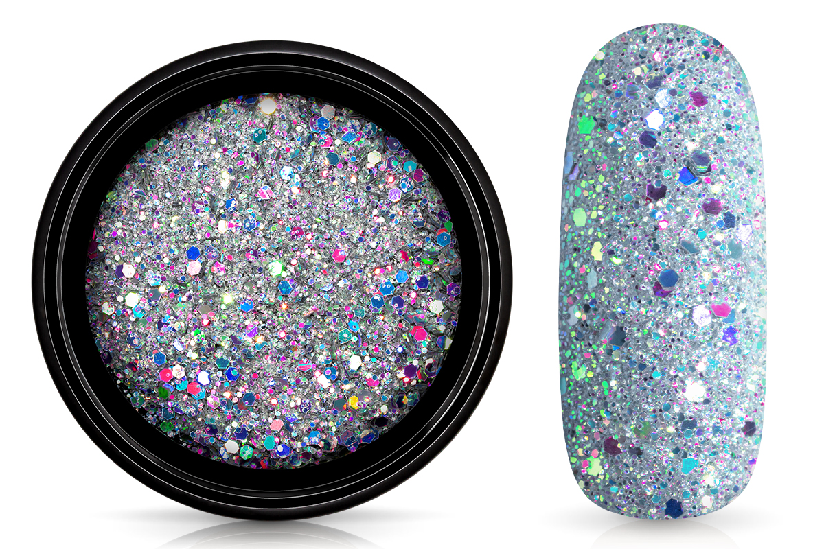 Jolifin LAVENI Sparkle Glitter - silver unicorn