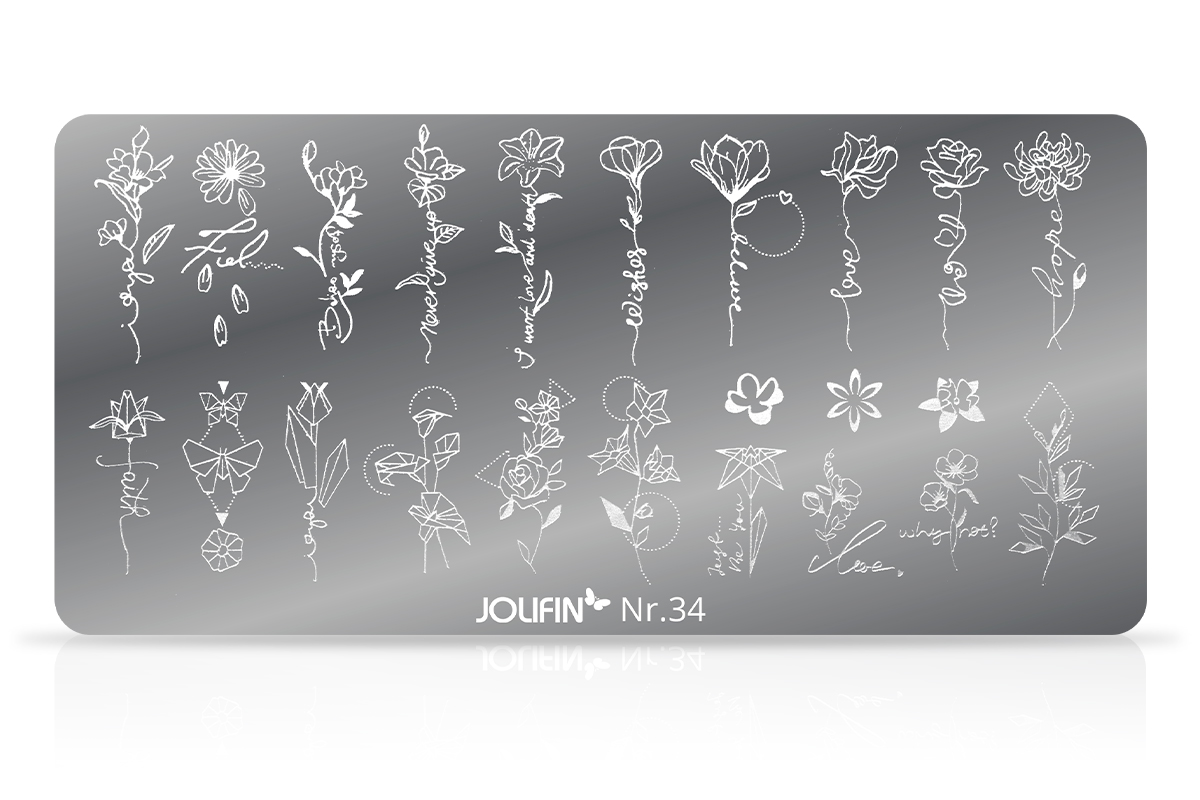 Jolifin Stamping Stencil No. 34