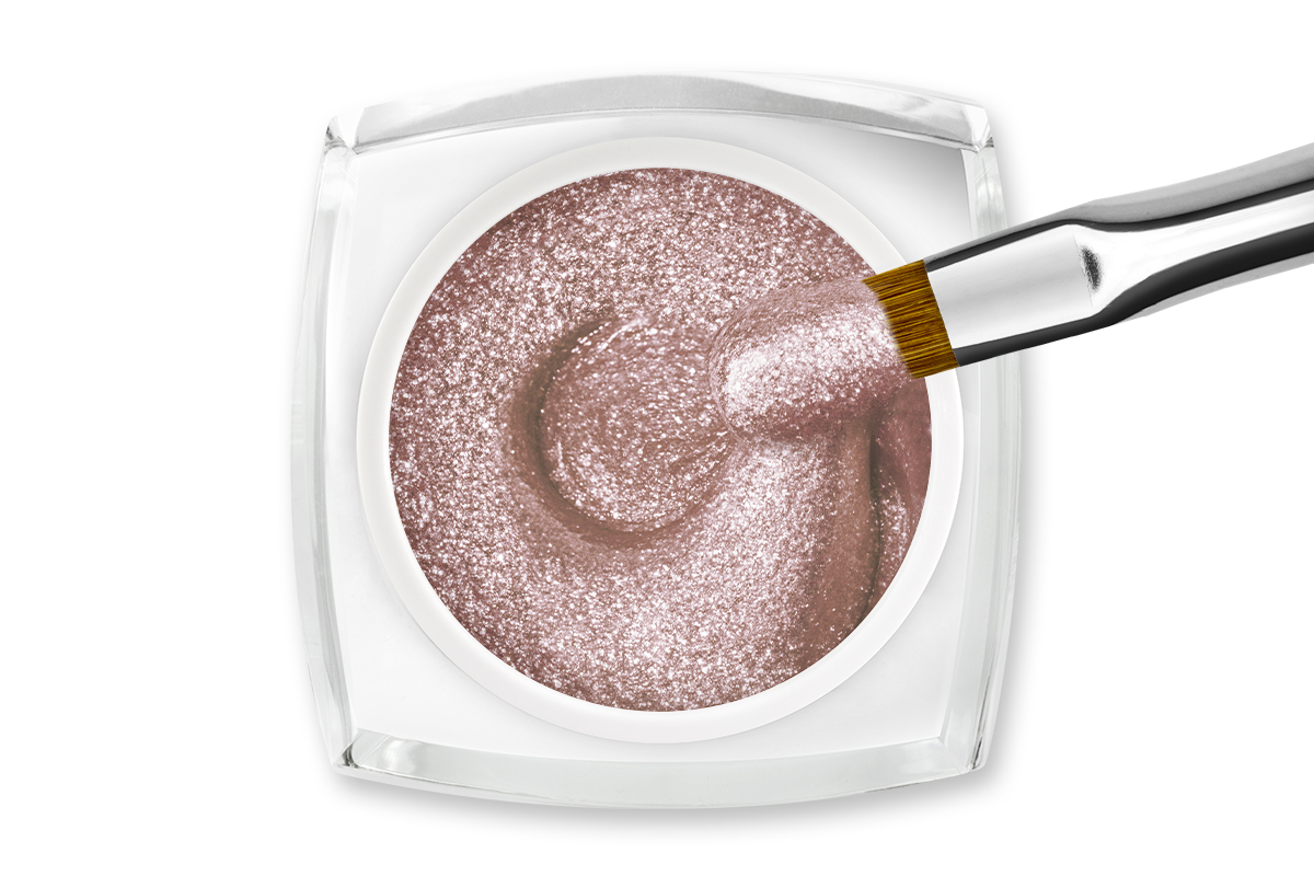 Jolifin LAVENI Farbgel - sparkle nude 5ml