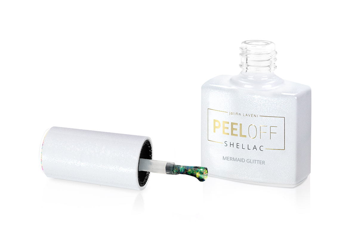 Jolifin LAVENI Shellac PeelOff - mermaid Glitter 10ml