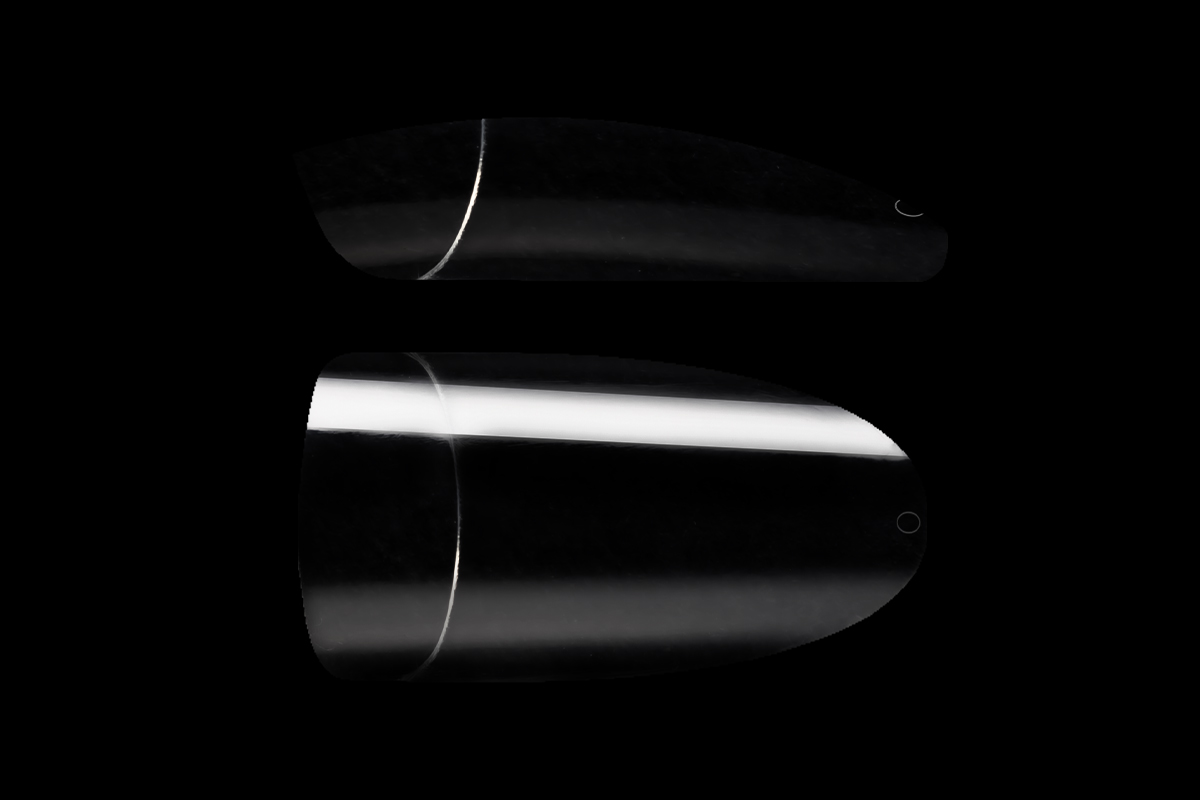 Jolifin 100 tip box oval - clear