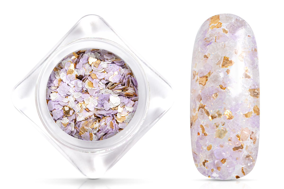 Jolifin Flakes Glittermix - elegant pastell-lavender