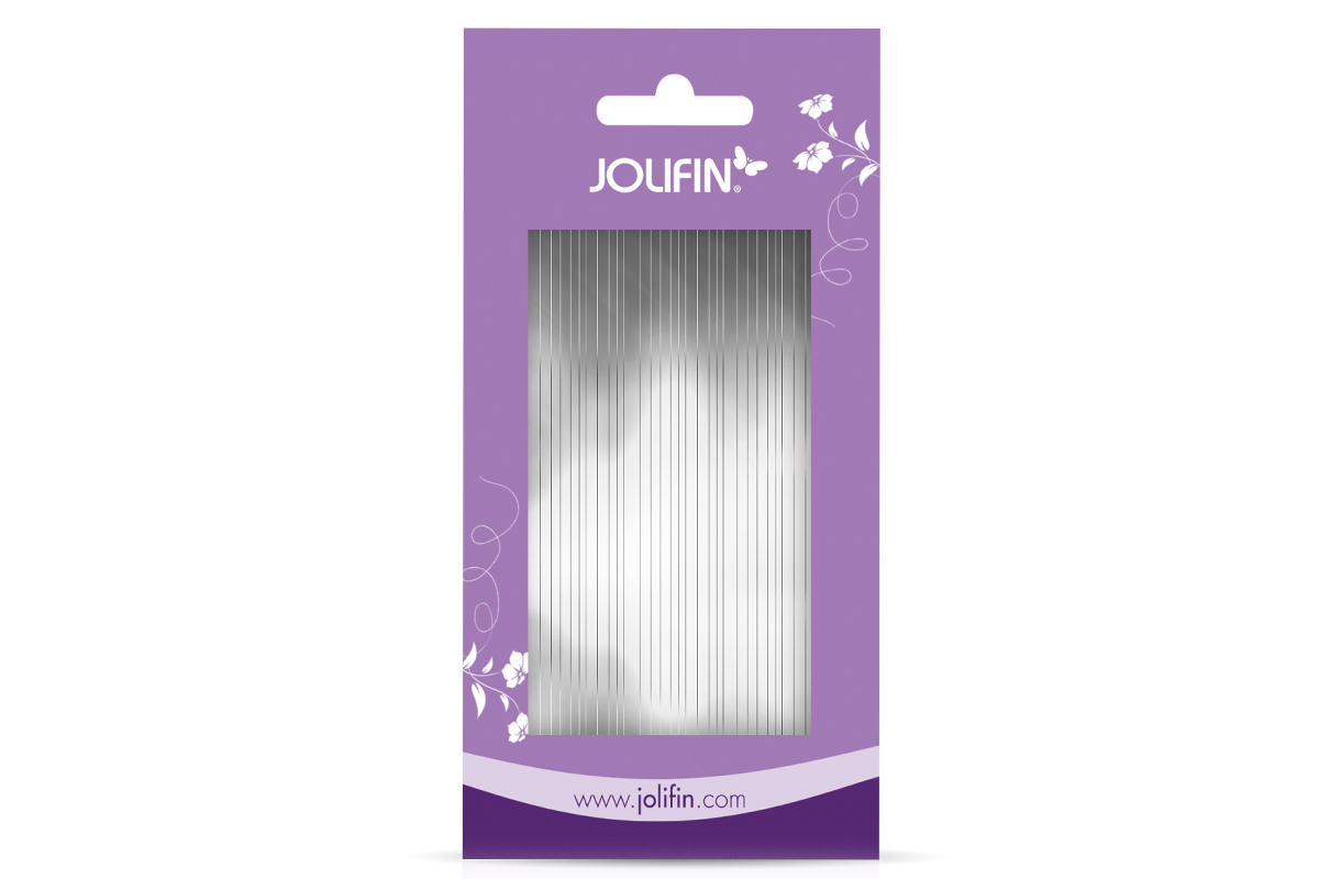 Jolifin Mermaid Sticker - Stripes silver