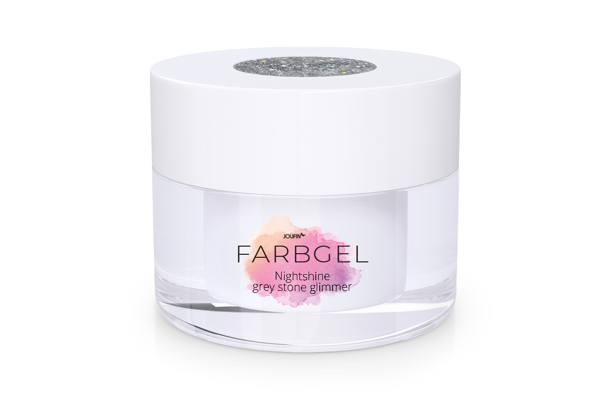 Jolifin Colour Gel Nightshine grey stone Glimmer 5ml