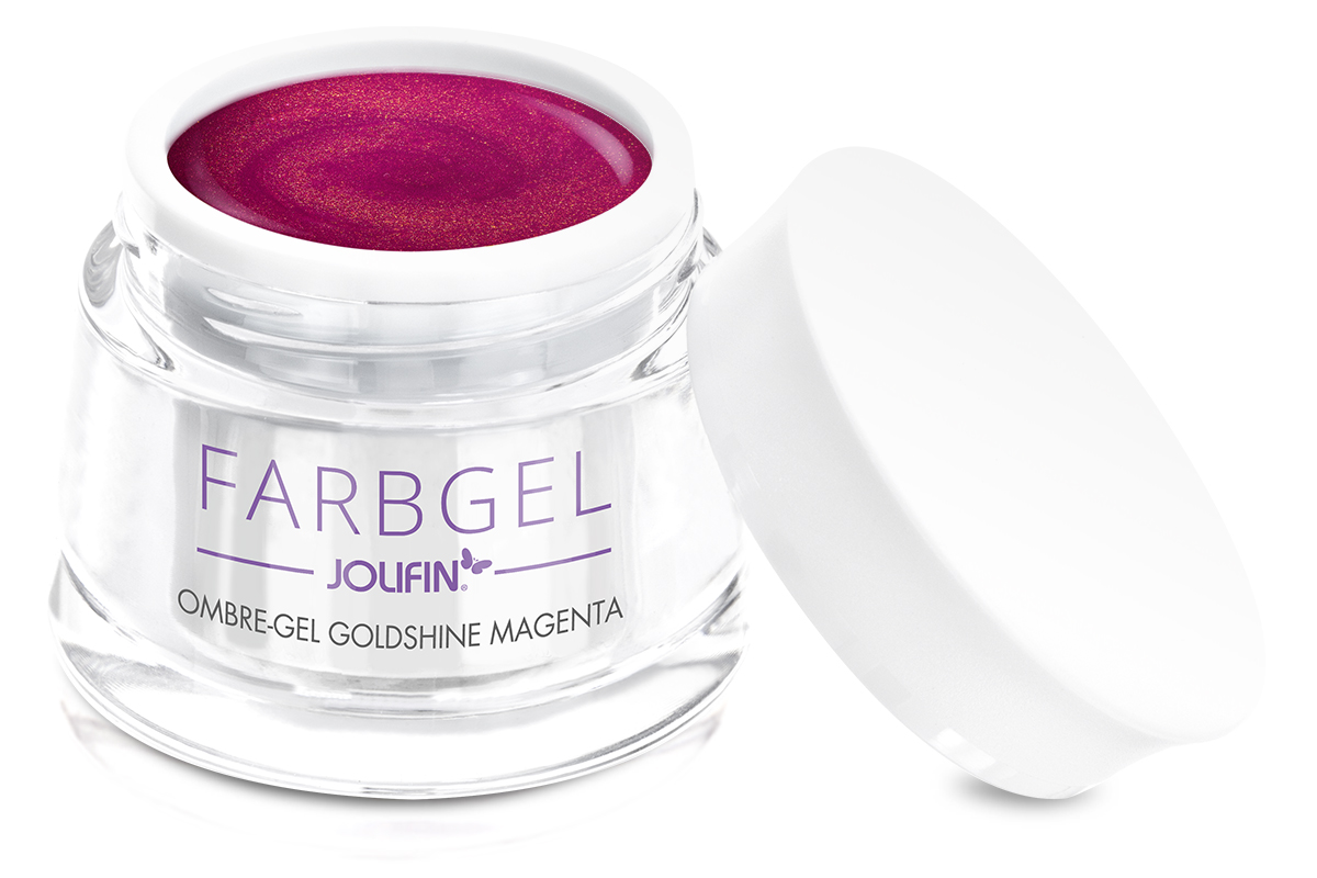 Jolifin Ombre-Gel - goldshine magenta 5ml