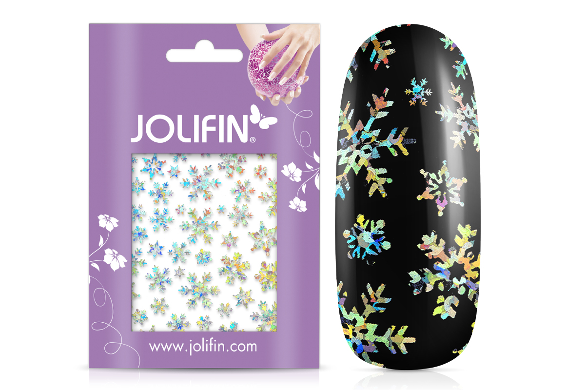 Jolifin Transfer Nagelfolie - Snowflakes