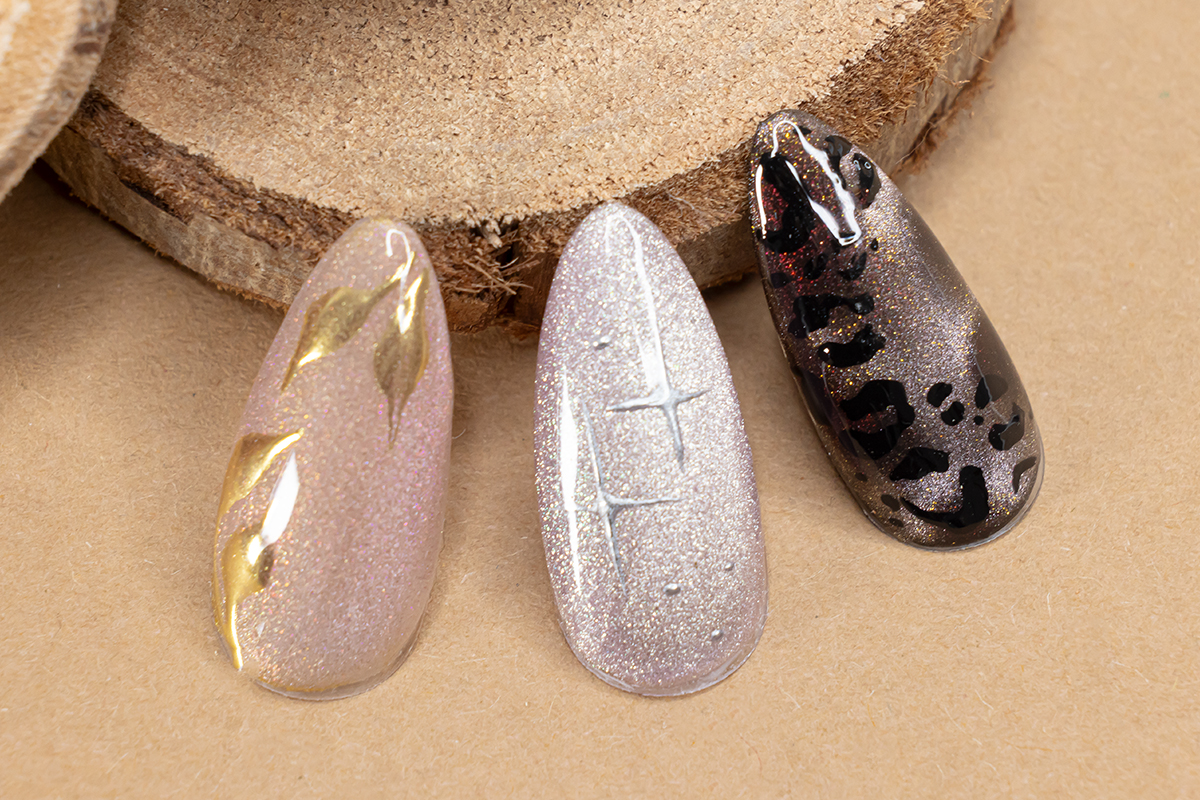 Jolifin LAVENI Shellac - Cat-Eye 9D mystic cherry 10ml